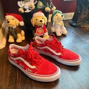 Raising Cane's Men's Red Vans Shoes Size 10.5 Limited Edition NEW w/o box Rare